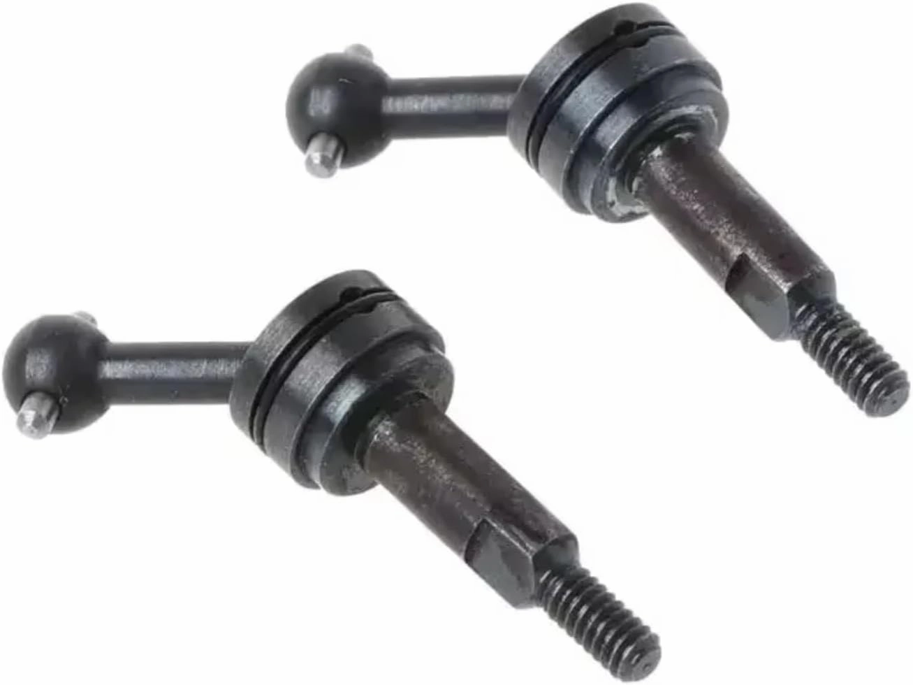 for Wltoys K969 K979 K989 K999 P929 P939 1/28 1pair Metal Front Or Rear CVD for Universal Joint Shaft Transmission RC Upgrade Parts RC Car DIY Parts(Black)