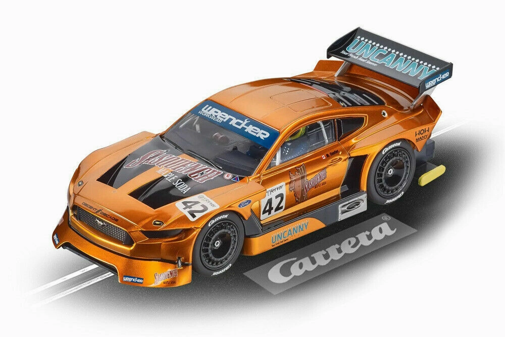 Ford Mustang GTY #42 in Metallic Maple 1:32 Scale Digital Slot Car