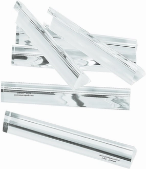Fun Express Clear Acrylic Triangle Prisms - Each Over 4 Inches - Science Classroom, Kindergarten, Montessori Supplies - 6 Pieces