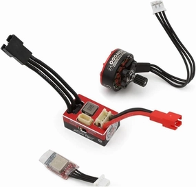 furitek MicroSilk 2025 Brushless Power System with MicroPython and Mini KMD - Remote Control Car, RC Cars, RC Crawler Electronics Combo Upgrade (HELIDIRECT) (REDCAT ASCENT-18 (FUR-2636))