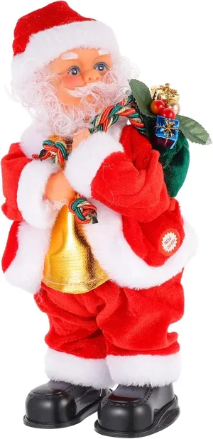 Garneck 1pc Boys and Girls Interactive Toy Musical Swinging Cartoon Santa Claus Decoration for Xmas Fun Desktop Decor Without Battery Brings Festive Atmosphere Joy to Holiday Parties