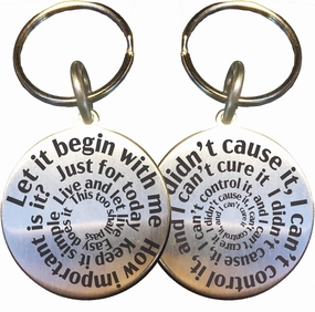 Gift for Al-Anon Alanon Members | Keychain Keyring | Sponsor Sponsee Gift