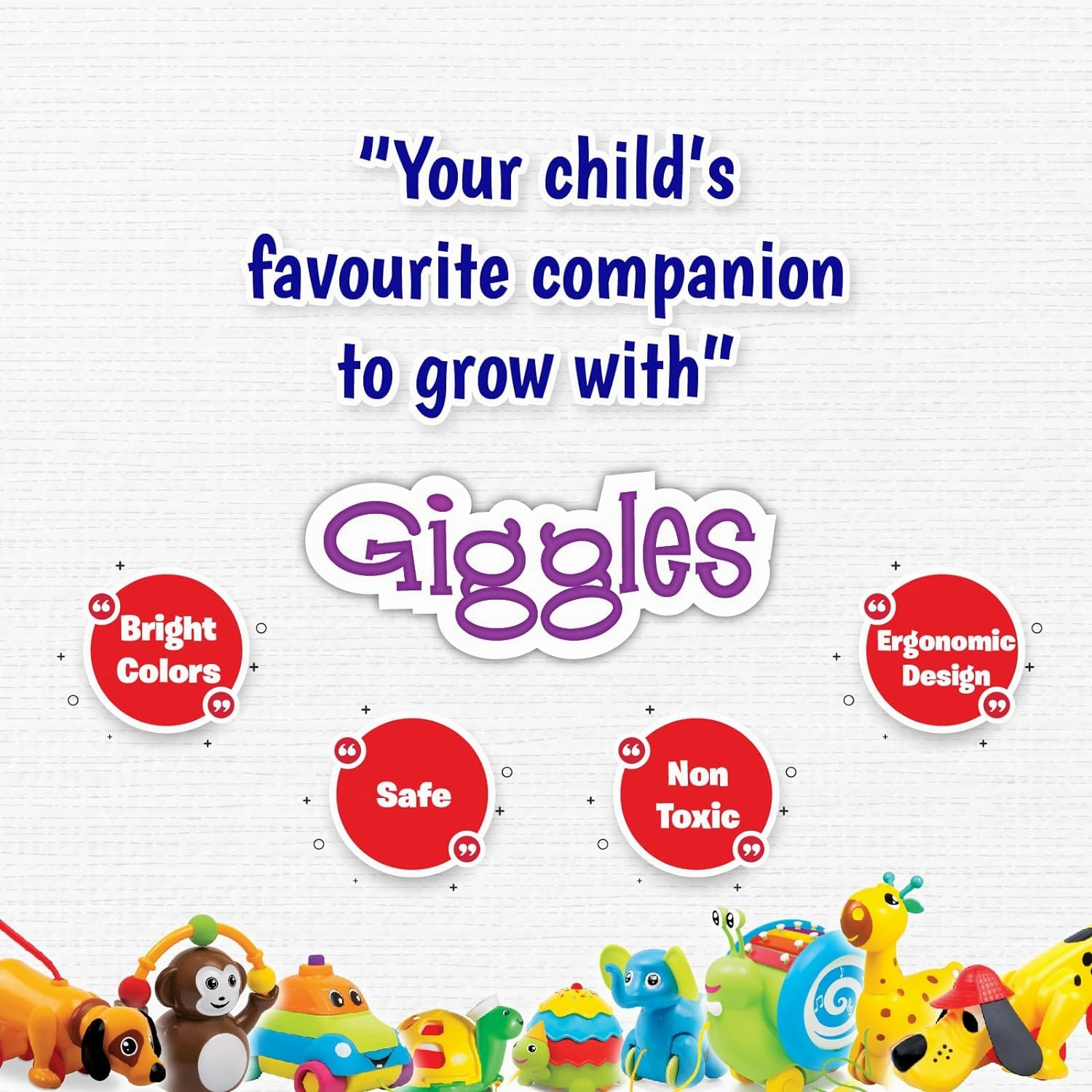 Giggles Funskool - Stack A Boat, 2 In 1 Pull Along Toy, Walking, Shape Sorting, Pretend Play, Multicolour
