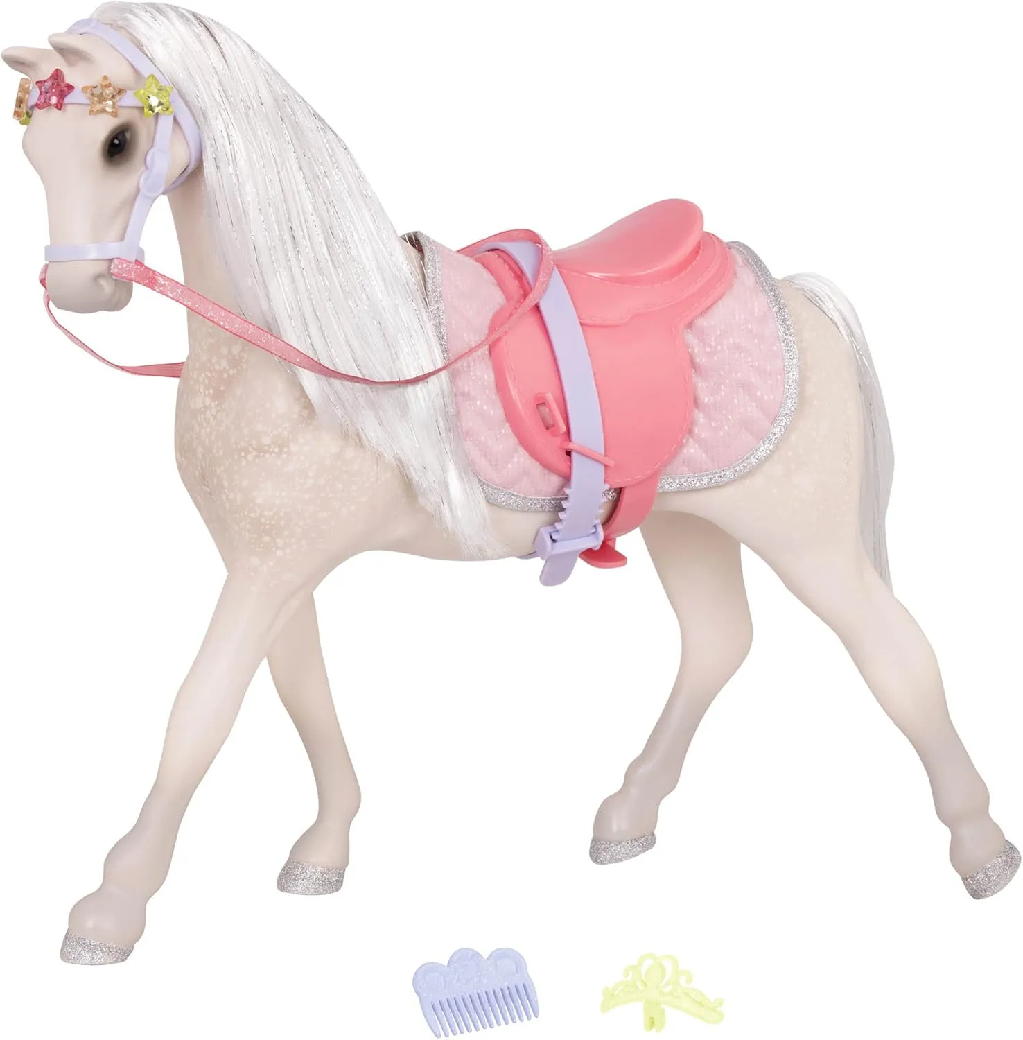 Glitter Girls by Battat - Starlight 14" Toy Horse - 14 inch Doll Accessories and Clothes for Girls Age 3 and Up – Children’s Toys , White