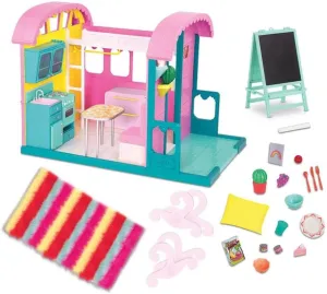 Glitter Girls – GG Doll House Playset with Furniture and Home Accessories – Kitchen, Oven, and Patio – 14-inch Doll Clothes and Accessories for Kids Ages 3 and Up