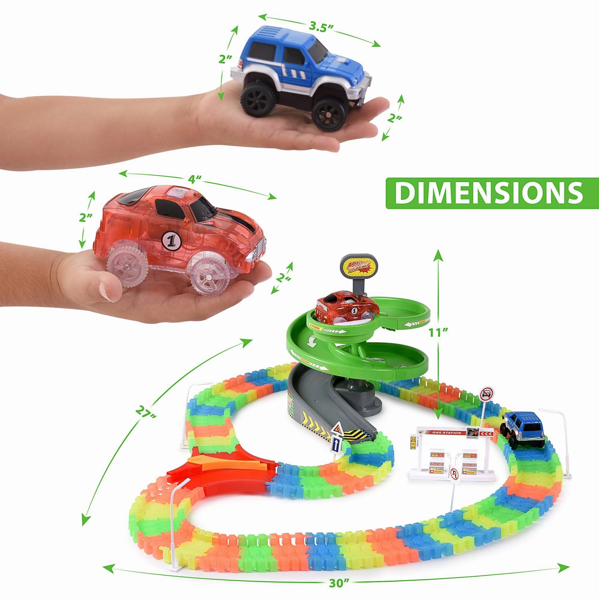 Glow Race Tracks Set