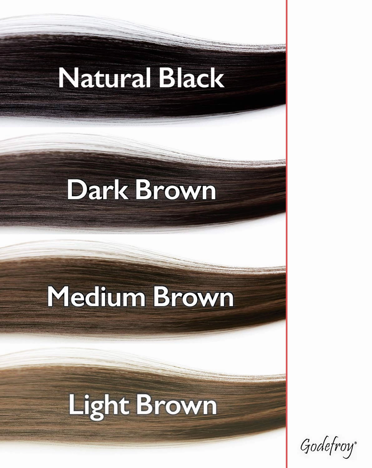 Godefroy Hair Color Tint Kit for 100% Gray Coverage, Medium Brown, 20 Applications, Long-Lasting Root Touch-Up for Men & Women, Pre-Measured Capsules, No Waste, DIY Salon-Quality Results at Home