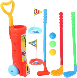 Golf Set for Children Play Kids Golf Set Toddler Golf Clubs Safe Plastic Golf Balls