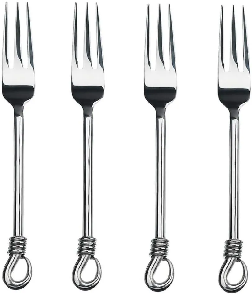 Gourmet Settings (GS) Twist 8 1/4" Dinner Fork (Set of Four)