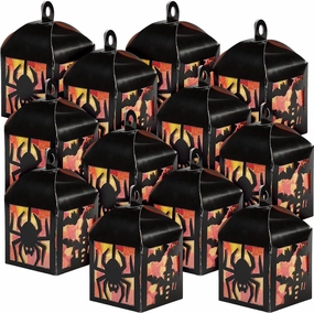Halloween Lantern Tissue Acetate Craft Kit - 12 Pcs (3.75" x 7.75") - Perfect for Halloween, Classroom Parties & Community Events