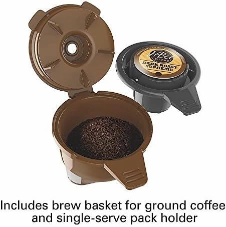 Hamilton Beach FlexBrew 2-Way Brewer Programmable Coffee Maker (49976) Bundle with Support Extension