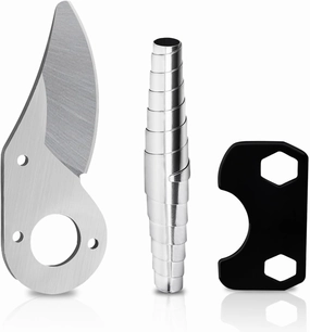 Hand Pruner Replacement Kit (6/3-1) for Felco Pruners Models: F6 & F12 - Spare Blade, Spring & Adjustment Key for Garden Pruning Shears & Bypass Clippers