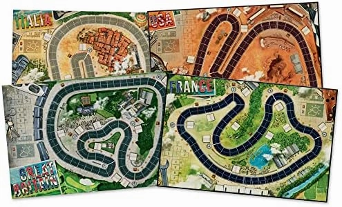 HEAT: Pedal to the Metal Board Game - Intense Car Racing and Strategy Game, Fun Family Game for Kids and Adults, Ages 10 , 1-4 Players, 60 Minute Playtime, Made by Days of Wonder