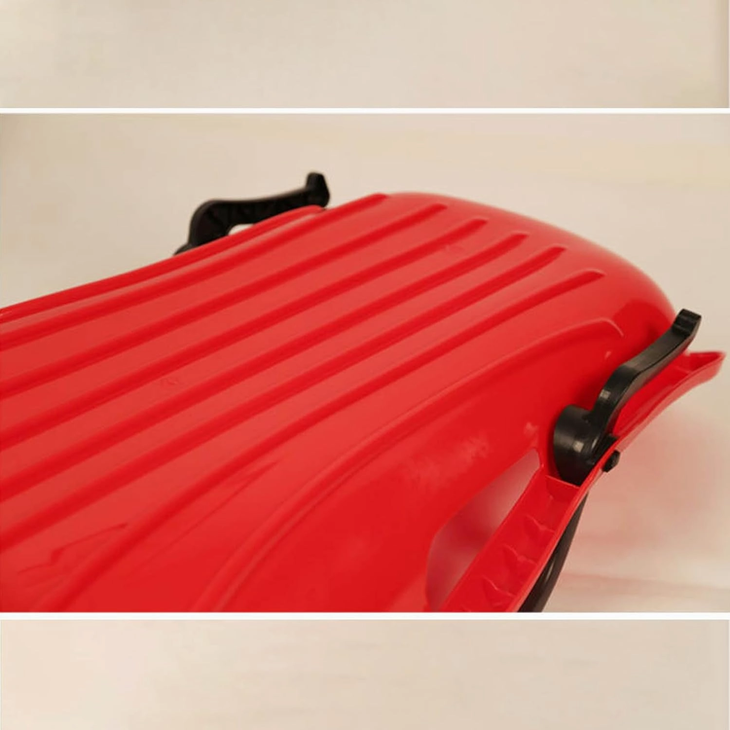Heavy Duty Snow Sled, Multi-Purpose Utility Sled Winter Toboggan Play, Portable Strong and Durable, 1 and 2 Person, Winter Fun for Family and Friend, 39.4x21.3x7.5 inch