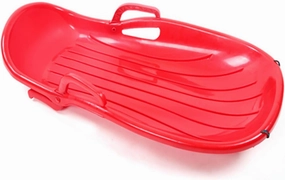 Heavy Duty Snow Sled, Multi-Purpose Utility Sled Winter Toboggan Play, Portable Strong and Durable, 1 and 2 Person, Winter Fun for Family and Friend, 39.4x21.3x7.5 inch