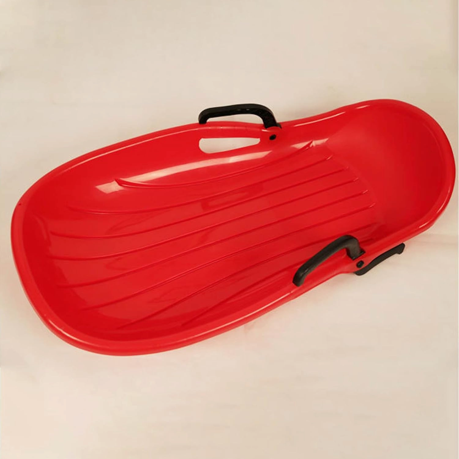 Heavy Duty Snow Sled, Multi-Purpose Utility Sled Winter Toboggan Play, Portable Strong and Durable, 1 and 2 Person, Winter Fun for Family and Friend, 39.4x21.3x7.5 inch