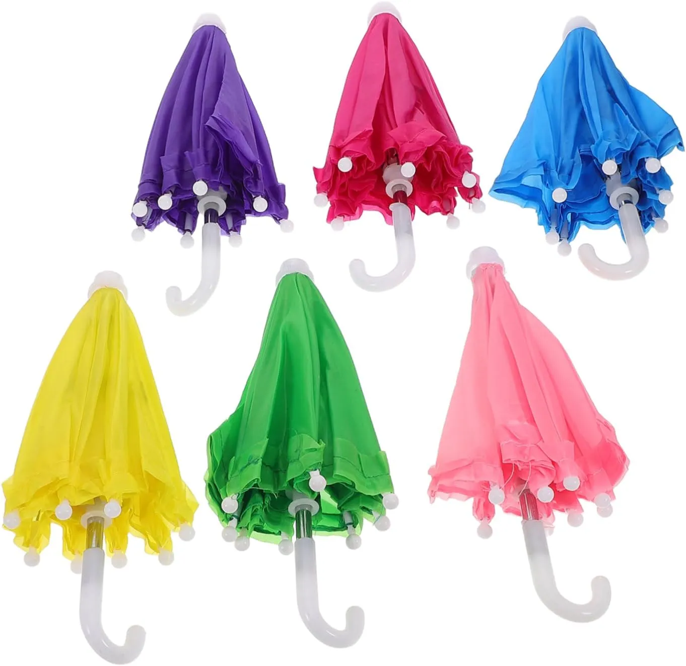 Hemoton Miniature Umbrella for Home Decor and Photography Dollhouse Accessories for Games