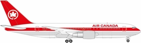 herpa Air Canada Boeing 767-200 1:500 Scale Miniature Collectible Model Without Base Metal