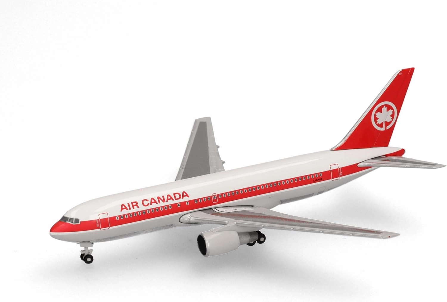 herpa Air Canada Boeing 767-200 1:500 Scale Miniature Collectible Model Without Base Metal