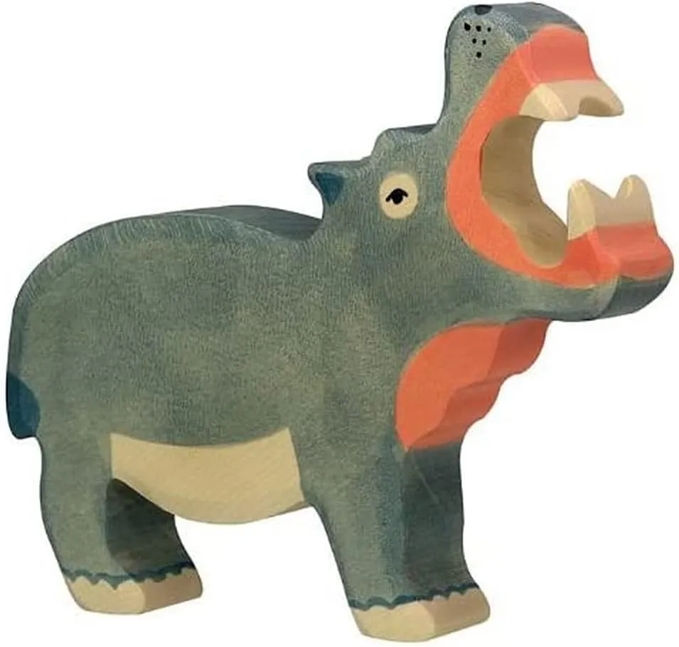 Holztiger Hippo Toy Figure