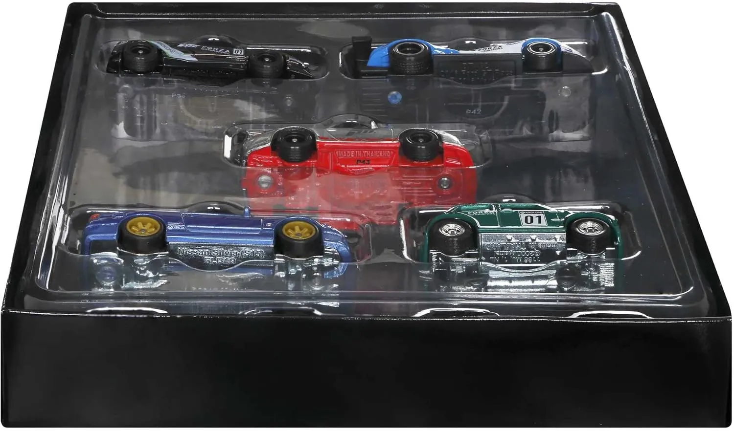 Hot Wheels Forza 5-Pack of Toy Race Cars from The Video Game, 1:64 Scale Die-Cast Vehicles: Ford, Lamborghini, Porsche, Nissan & Mini