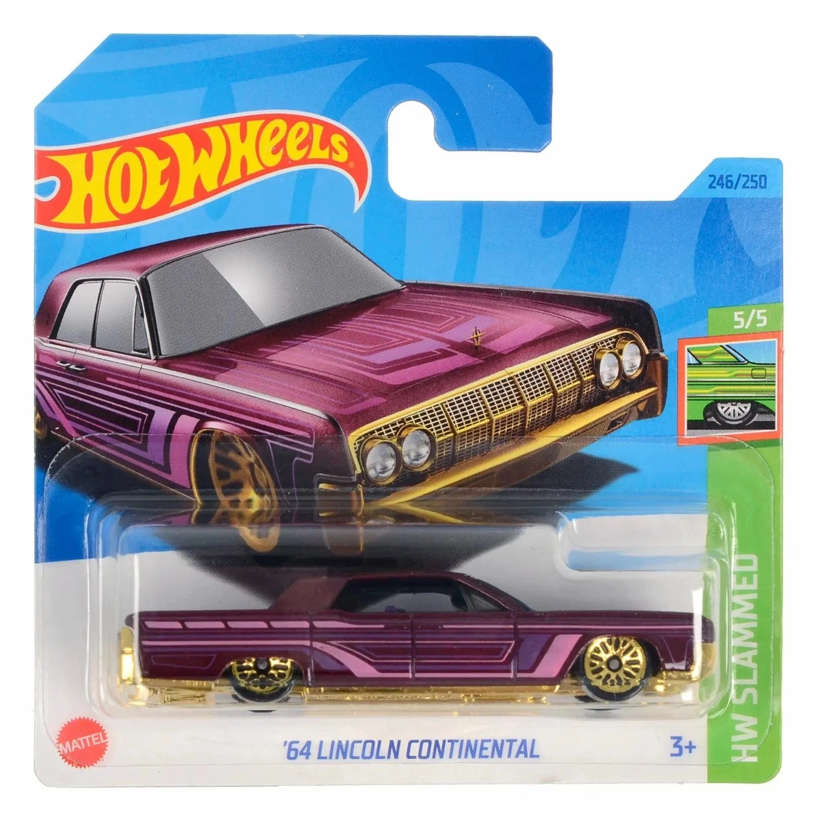Hot Wheels Slammed Car Basic Series Die-Cast Vehicle 1:64