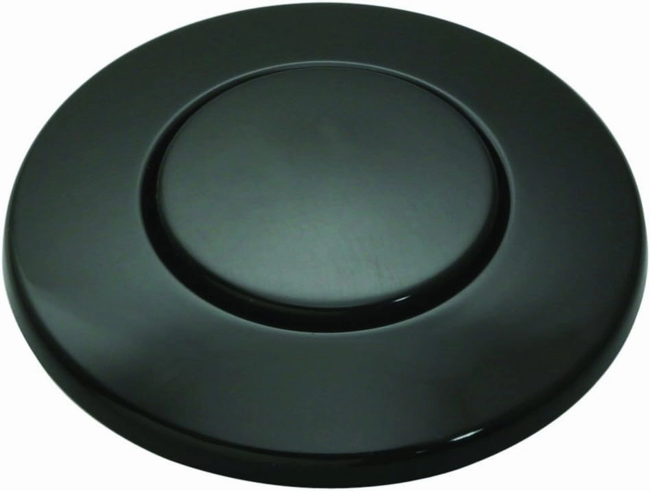 InSinkErator Air Switch Decorative Button for InSinkErator Dual Outlet Garbage Disposal Air Switch Kit, STC-BLK, Gloss Black