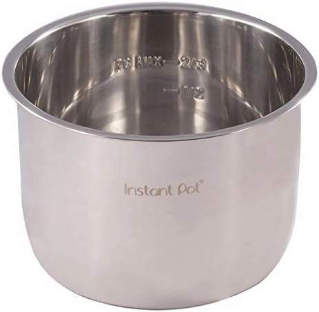 Instant Pot Stainless Steel Inner Cooking Pot 8-Qt, Polished Surface, Rice Cooker, Stainless Steel Cooking Pot
