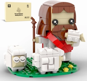 Jesus Building Set, The Good Shepherd Little Jesus Figures Toys, Easter for Boys and Girls Ages 6 and Up
