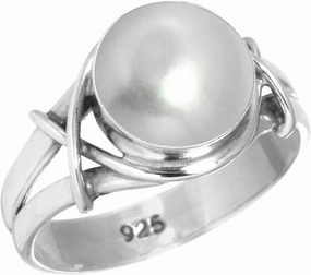JEWELOPORIUM 925 Sterling Silver Ring For Women Carnelian Abalone Shell Created Sapphire Amber Amethyst Gemstone Jewelry Boho Silver Ring Gift On Friendship Day Ha