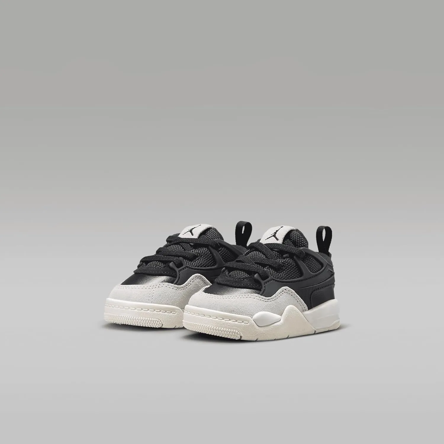 Jordan 4 RM Baby/Toddler Shoes (FQ7937-001, Black/Dark Grey/Light Bone)