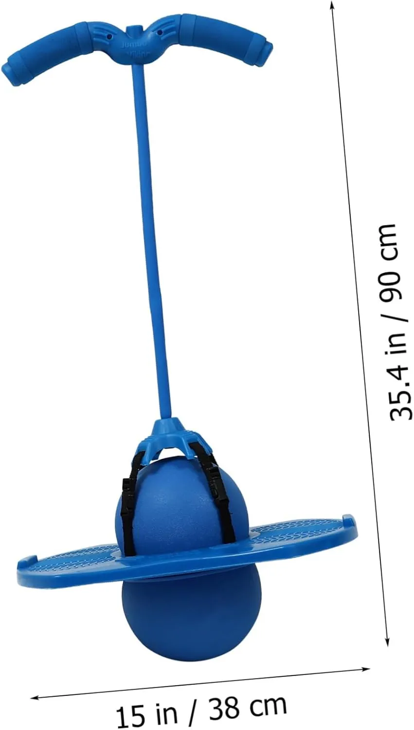 Jumping with Handle Rope for Outdoor Exercise Includes Air Pump Smooth Edges for Safe Random Color Pump