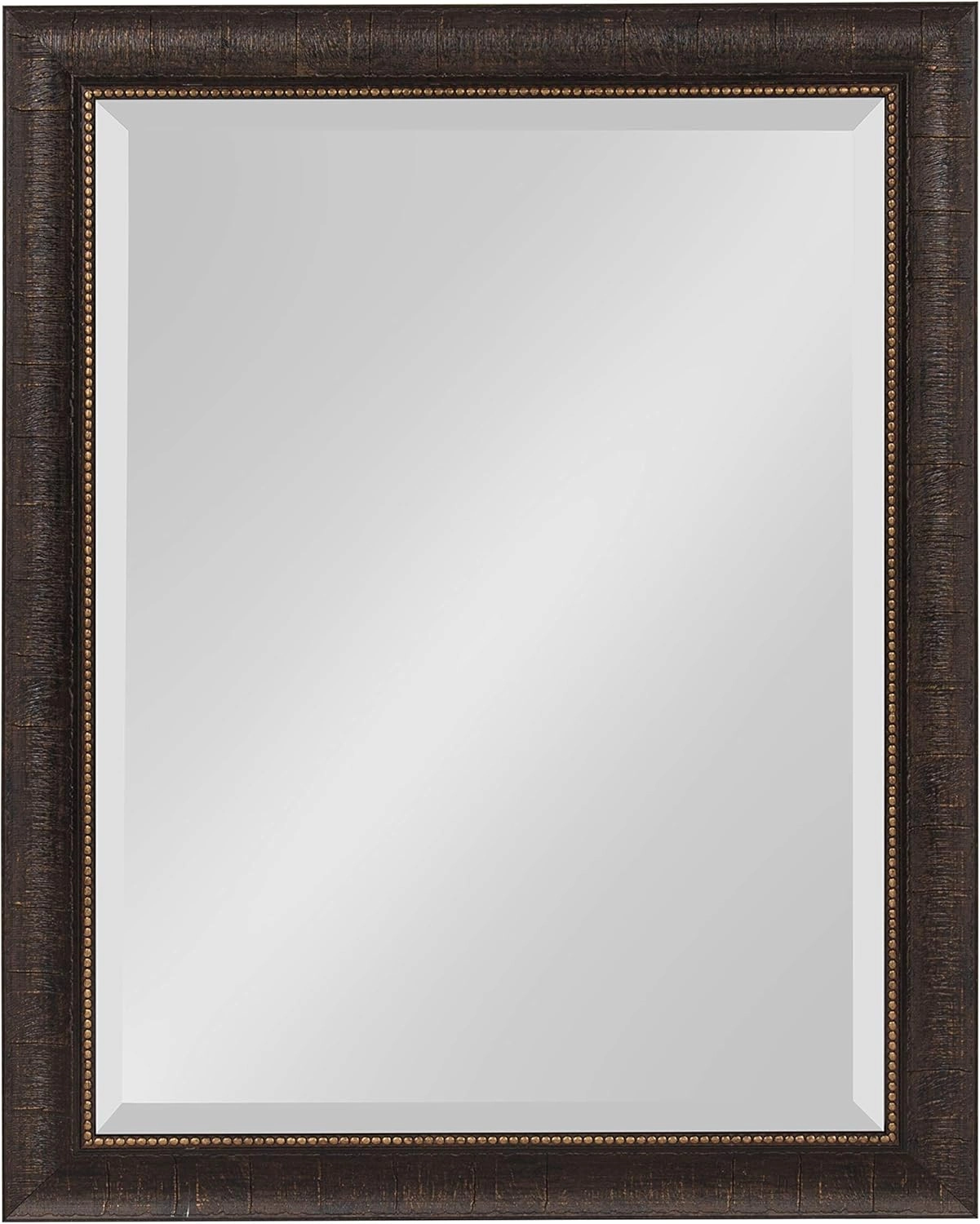 Kate and Laurel Aldridge Framed Decorative Rectangle Wall Mirror, 22 x 28, Bronze