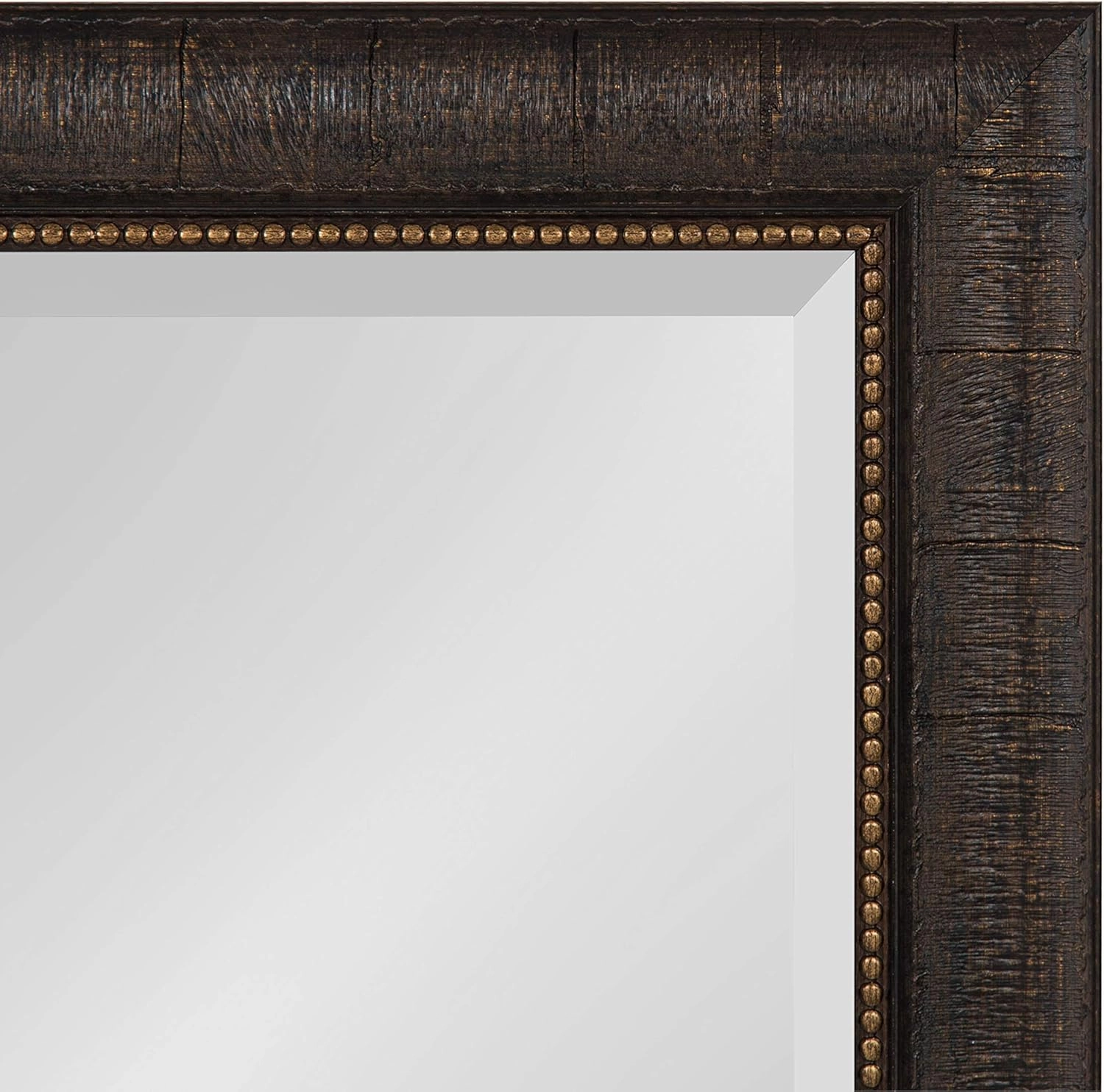 Kate and Laurel Aldridge Framed Decorative Rectangle Wall Mirror, 22 x 28, Bronze