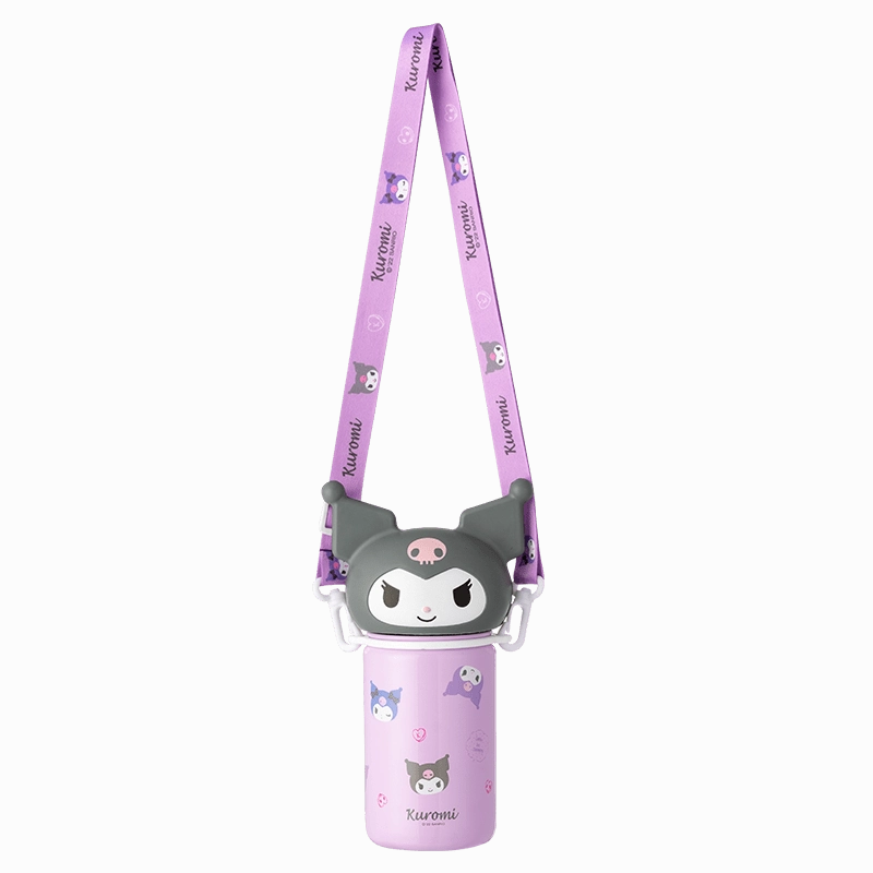 Kawaii Sanrio Kuromi Cinnamoroll Doll Portable Water Cup