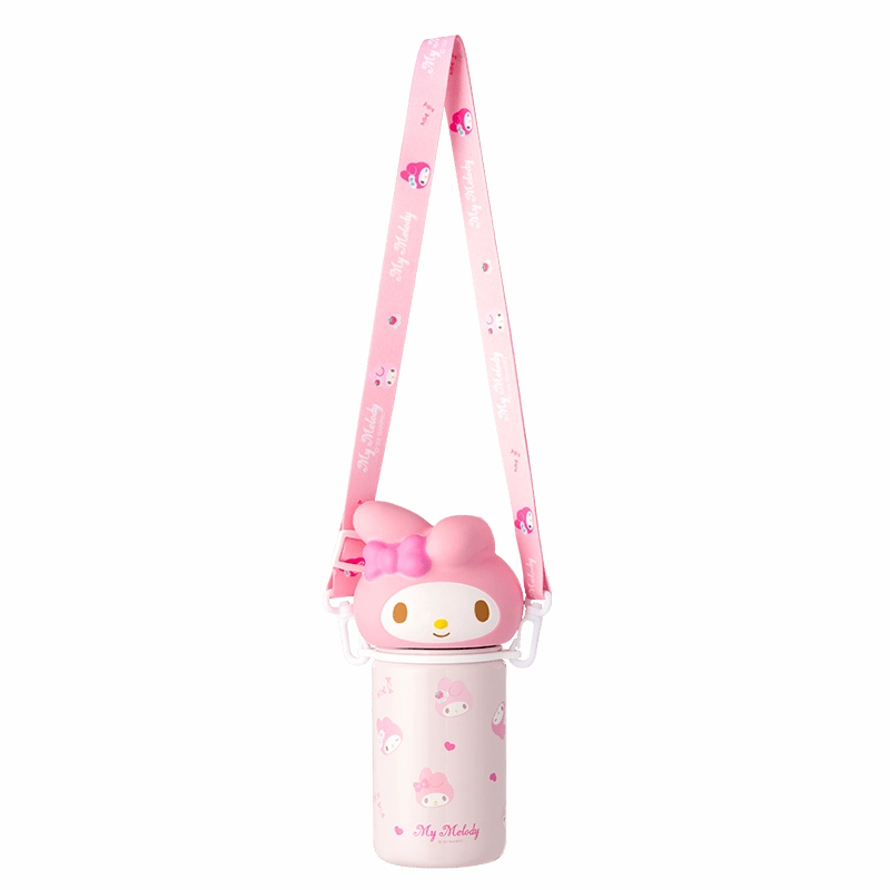 Kawaii Sanrio Kuromi Cinnamoroll Doll Portable Water Cup