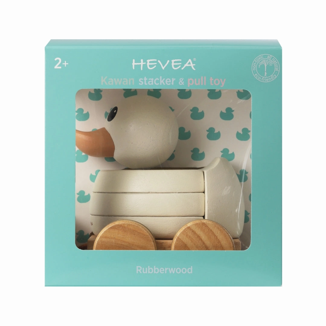 Kawan Rubberwood Stacker & Pull Toy