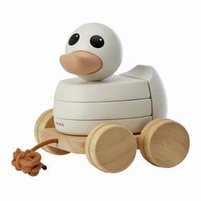 Kawan Rubberwood Stacker & Pull Toy