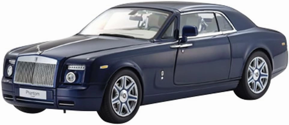 Kyosho Original 1/18 Rolls-Royce Phantom Coupe Blue Metallic Finished Product