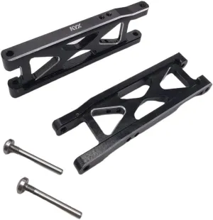 KYX Racing Aluminum CNC Machined Aluminum Rear Suspension Arms Upgrades Parts Accessories for 1/18 RC Crawler Car LOSI Mini-B Brushed Mini-T Buggy