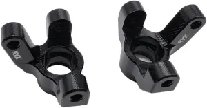 KYX Racing Aluminum Front Steering Knuckle Upgrades Parts Accessories for 1/18 RC Crawler Car LOSI Mini-B Brushed Mini-T Buggy