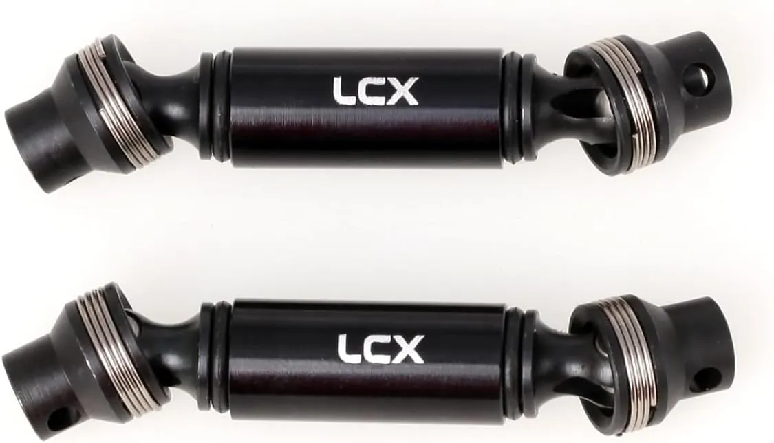 LCX Racing 1/18th RC Crawler Car CNC HD Steel Center Slider Driveshaft Set for Losi Mini LMT 4X4 Truck, Upgrades Parts Accessories