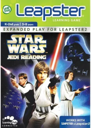 LeapFrog Leapster Learning Game Star Wars Jedi Reading