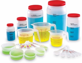 Learning Resources Classroom Liquid Measuring Set - 19 Pieces, Ages 5  Science Exploration for Kids, Experiments for Kids, Classroom Science Supplies