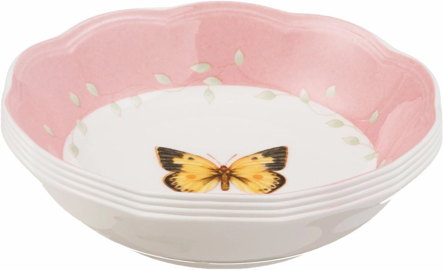 Lenox 806739 Butterfly Meadow 4-Piece Dessert Bowl Set