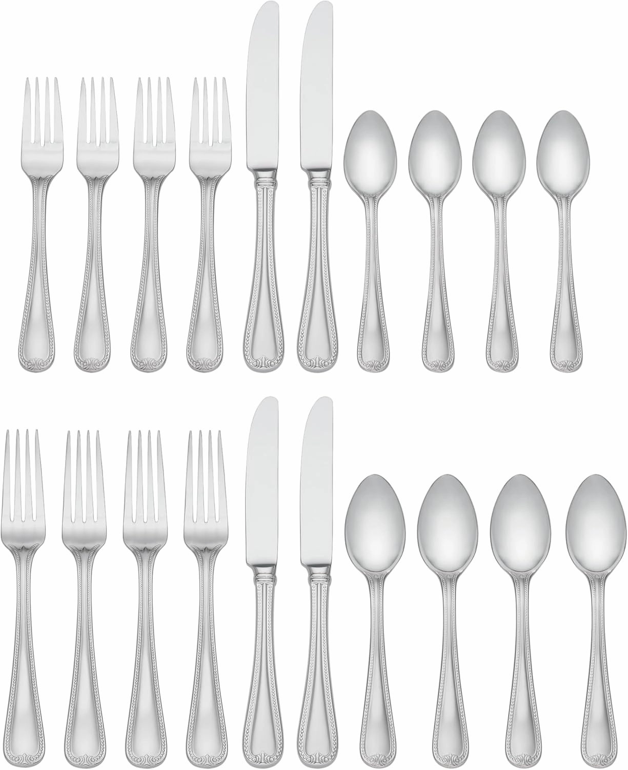 Lenox 863543 Vintage Jewel 20-Piece Flatware Set