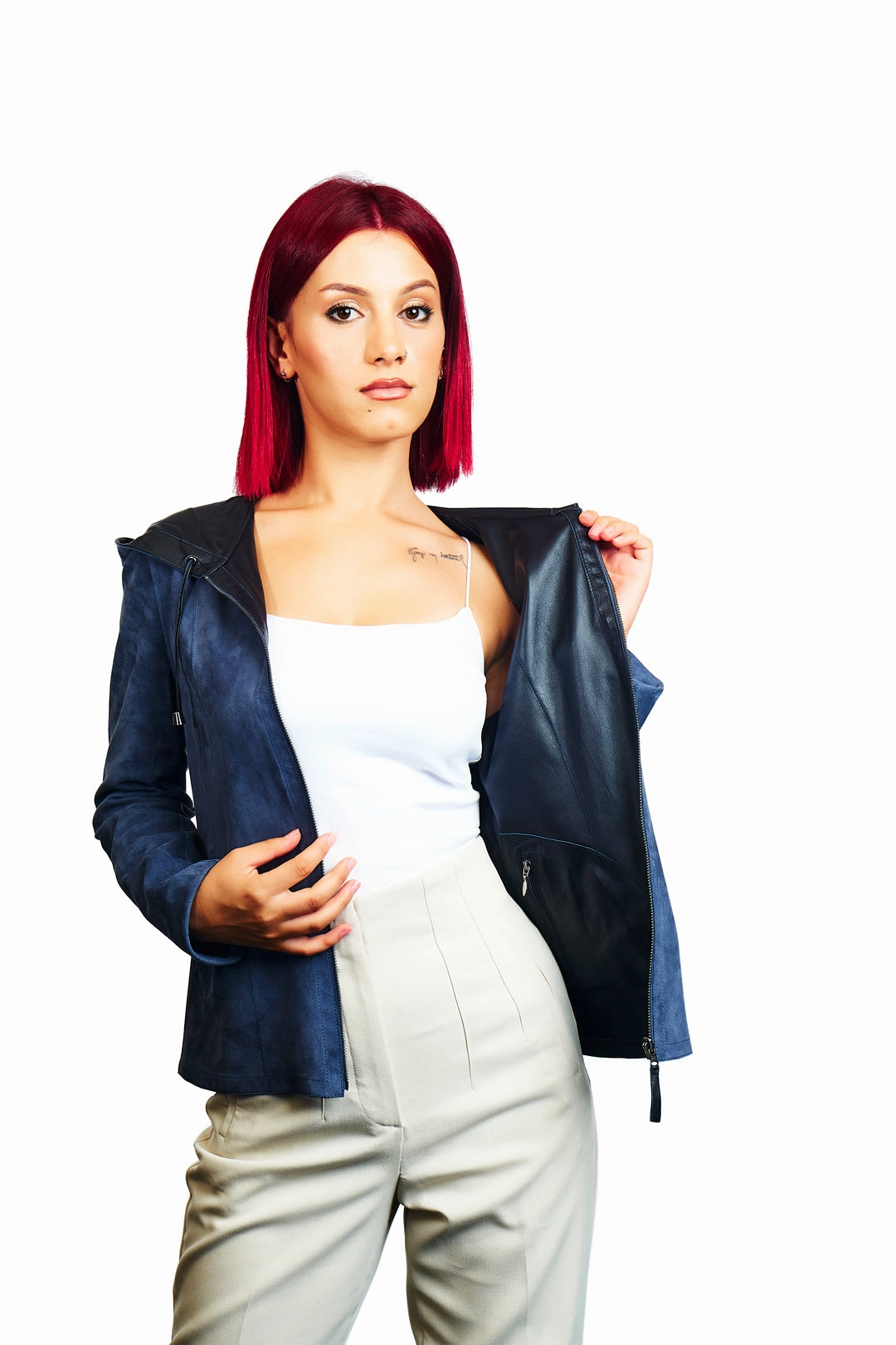 Leto Reversible Suede Leather Jacket