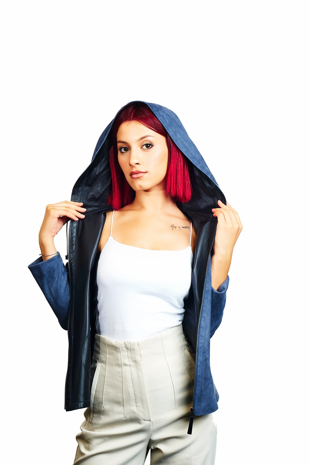 Leto Reversible Suede Leather Jacket