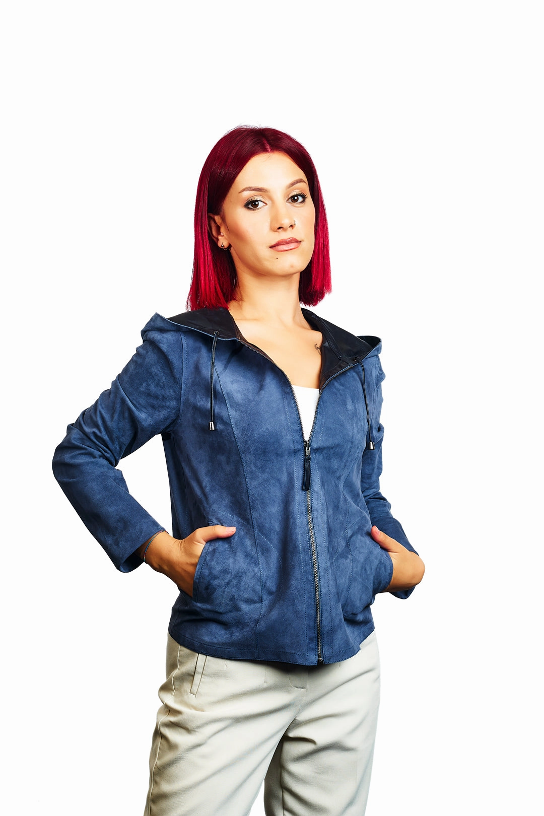 Leto Reversible Suede Leather Jacket