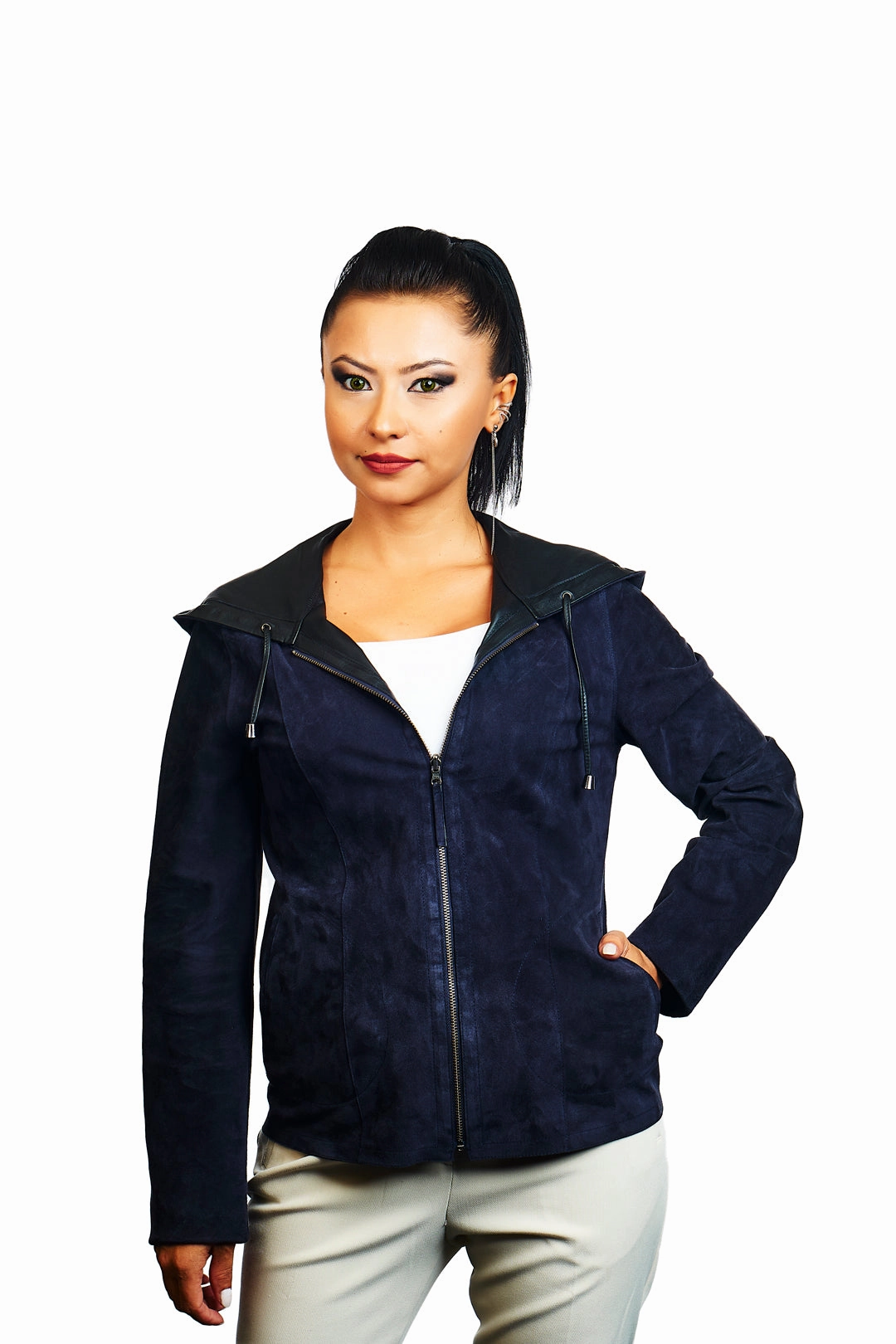 Leto Reversible Suede Leather Jacket